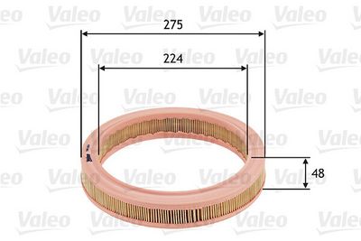 HAVA FİLTRESİ FORD ESCORT IV 1.4, FIESTA II 1.4 – VL585657