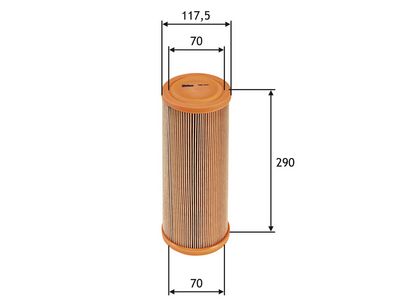 HAVA FİLTRESİ SAAB 9000 2.0,2.0i,2.3T,2.3i,3.0i – VL585707