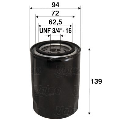 YAĞ FİLTRESİ VW GOLF, JETTA, PASSAT, TRANSPORTER, CADDY, POLO VOLVO 240, 740 SEAT TERRA, IBIZA, CORD OBA LAND ROVERRANGE ROVER, DISCOVERY – VL586015