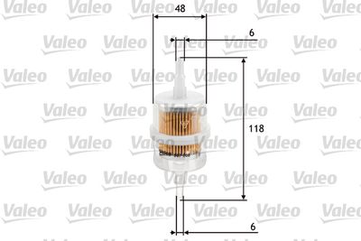 YAKIT FİLTRESİ (BENZİN) RENAULT CLIO I 1.4, CITROEN AX 11 – VL587005