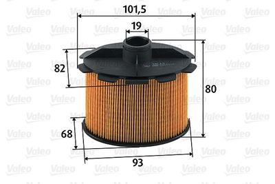 YAKIT FİLTRESİ (MAZOT) PEUGEOT 206 1.9 D, EXPERT, PARTNER, TOYOTA COROLLA, CITROEN BERLINGO – VL587905