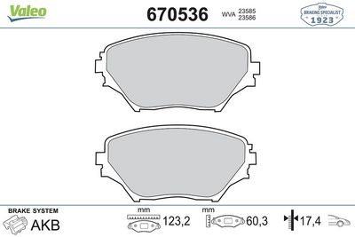 DİSK FREN BALATASI ÖN TOYOTA RAV 4 II 2000 – 2005 – VL670536