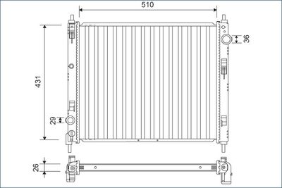 RADYATOR NISSAN JUKE – VL701160