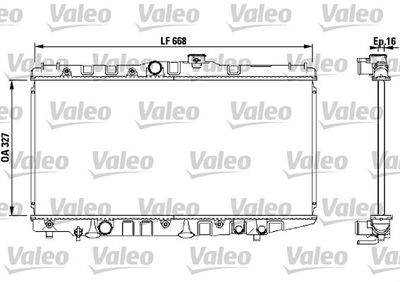 RADYATÖR (BRZ) TOYOTA CARINA II AT171 COROLLA 1,3 1,6 88>92 (OTOMATIK) – VL730471