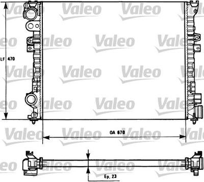 RADYATÖR (MKN) PEUGEOT EXPERT P806 CITROEN JUMPY 1,9D XUD9 DW8 KLIMASIZ – VL731166