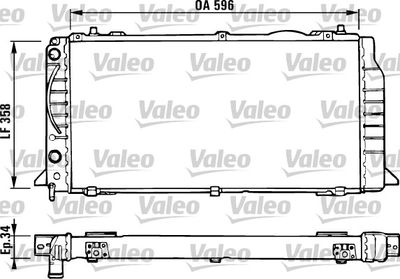 RADYATÖR (BRZ) AUDI 80 – VL731422