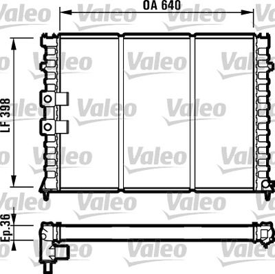 RADYATÖR (MKN) PEUGEOT 406 (10-96-03-99) – VL731586