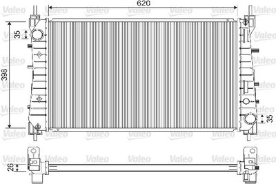 RADYATÖR (BRZ) FIAT LINEA MULTİJET 1.3 1.6 D, T-JET 1.4 – VL733203