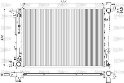 RADYATÖR (BRZ) HYUNDAI İX35 2.0 2.4, TUCSON 2.4 – VL733213