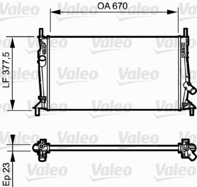 RADYATÖR (BRZ) FORD FOCUS C-MAX – VOLVO S40 – VL734320