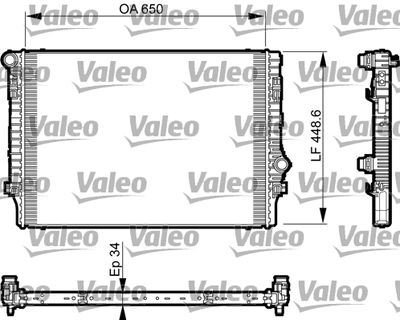 RADYATÖR (BRZ) VW GOLF; SKODA OCTAVİA AUDI A3 >10-2012 – VL735548