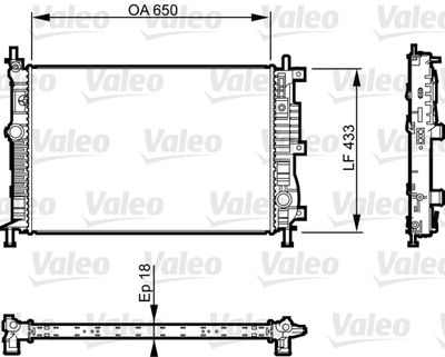 RADYATÖR (MKN) OPEL ZAFİRA, PEUGEOT 3008, CITROEN C4 PICASSO 2012> – VL735555