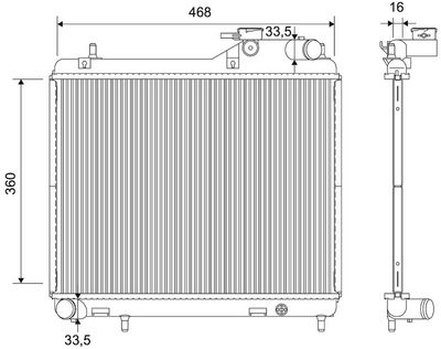 RADYATÖR (BRZ) HYUNDAI ACCENT – VL735589