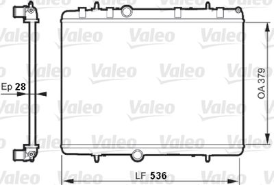 RADYATÖR CITROEN C2-C3-C4-C5 – PEUGEOT 207-208-307-308-407 – VL735608