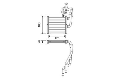 KALORİFER RADYATÖRÜ NISSAN QASHQAI, X-TRAIL – VL811511