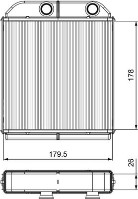 KALORİFER RADYATÖRÜ VOLVO V40 – VL811538