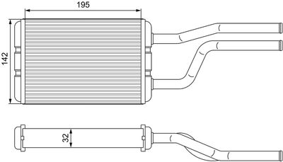 KALORİFER RADYATÖRÜ TOYOTA HIACE RCH/LXH 10-20 – VL811545