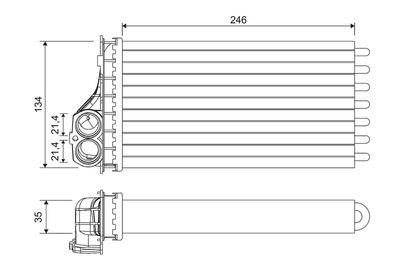 KALORİFER RADYATÖRÜ CITROEN XSARA PICASSO – VL811567