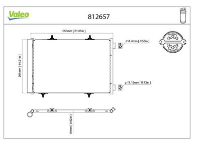 KLİMA RADYATÖRÜ CITROEN C3 I 1.4 L İ – VL812657