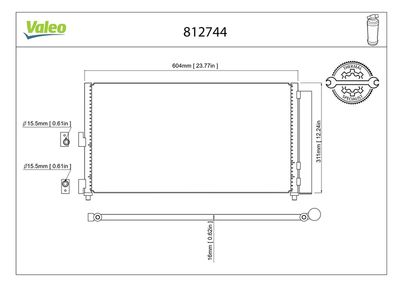 KLİMA RADYATÖRÜ FIAT DOBLO CARGO 1.3 L D MULTİJET – VL812744