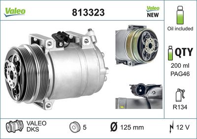 KLİMA KOMPRESÖRÜ FORD FOCUS II C-MAX VOLVO C30 S40 II V50 – VL813323