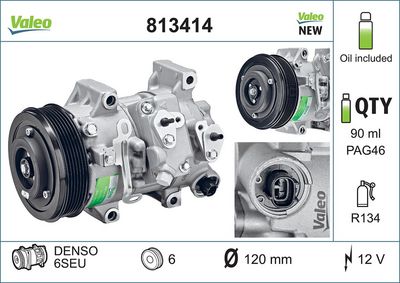 KLİMA KOMPRESÖRÜ TOYOTA ALTİS, AURİS, AVENSİS – VL813414