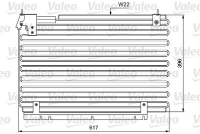 KLİMA RADYATÖRÜ VOLVO   940, 960 – VL814034