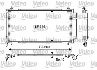 KLİMA RADYATÖRÜ PSA C8 807 – FIAT ULYSSE – VL814065