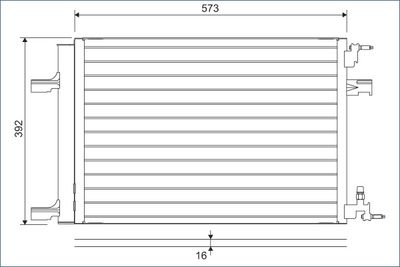 KLİMA RADYATORU ASTRA J – CRUZE – ZAFIRA C 570×388X16 – VL814201