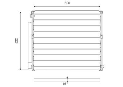 KLİMA RADYATORU TOYOTA LAND CRUISER 3,0 3,4 D4-D 03>09 – VL814203