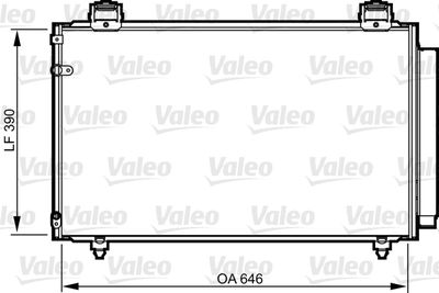 KLİMA RADYATORU TOYOTA AVENSIS 03>08 – VL814208