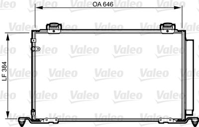 KLİMA RADYATORU TOYOTA AVENSIS 03>08 – VL814209