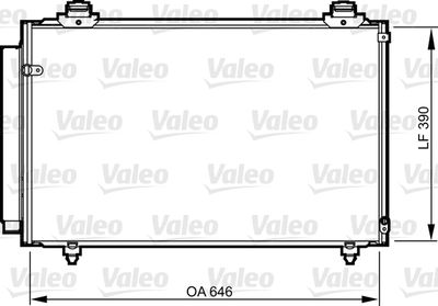 KLİMA RADYATORU TOYOTA AVENSIS 03>08 COROLLA 04>09 – VL814212