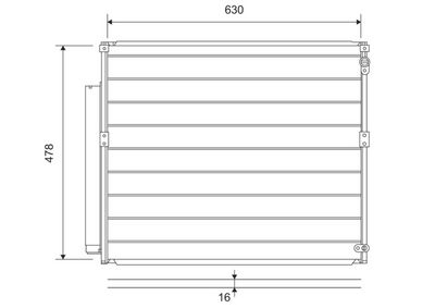 KLİMA RADYATORU TOYOTA LAND CRUISER 4,0 03>09 – VL814230