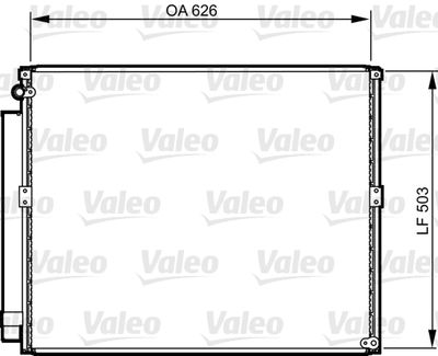 KLİMA RADYATORU TOYOTA LAND CRUISER 3,0 D4-D 02>09 – VL814236