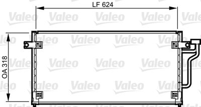 KLİMA RADYATORU MITSUBISHI COLT IV LANCER 92>96 – VL814240