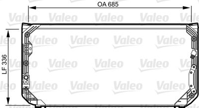 KLİMA RADYATORU TOYOTA COROLLA AE101 92>97 (692X342X20) – VL814248