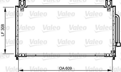 KLİMA RADYATORU MAZDA 323 V 94>98 (Z5) (609X308X16) – VL814257