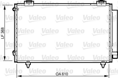 KLİMA RADYATORU TOYOTA COROLLA VERSO 01>04 – VL814263