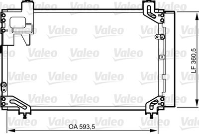KLİMA RADYATORU TOYOTA AVENSIS 2,0 D4-D 03>08 – VL814271