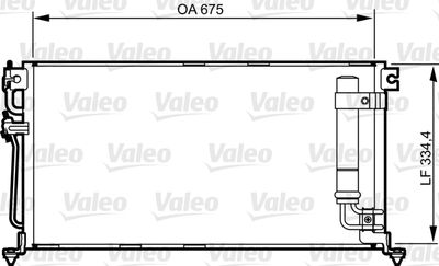 KLİMA RADYATORU MITSUBISHI LANCER 2003 – 2007 (718X350X16) – VL814273