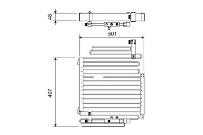 KLİMA RADYATÖRÜ AUDI 80 – VL814288