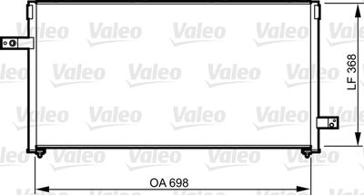 KLİMA RADYATORU SUBARU FORESTER 97>02 – VL814311