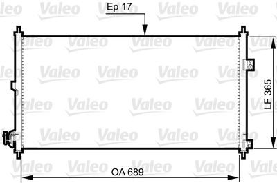 KLİMA RADYATORU NISSAN X-TRAIL 01>07 – VL814331