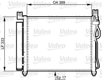 KLİMA RADYATÖRÜ KIA PICANTO – VL814346