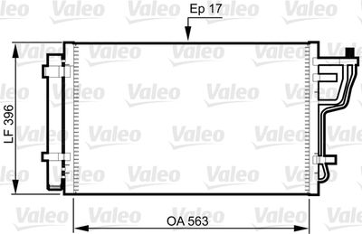 KLİMA RADYATORU KIA CEED – PRO CEED 2007 – 2012 – HYUNDAI İ30 2007 – 2012 (587X391X16) – VL814351