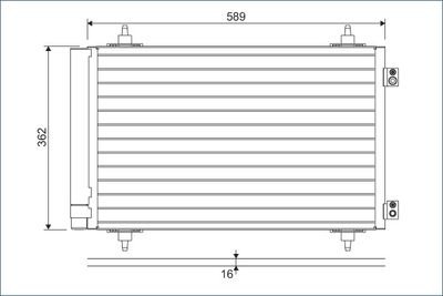 KLİMA RADYATORU EXPERT III – JUMPY III – SCUDO III-P807-C8 06-> – VL814366