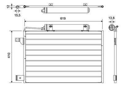 KLİMA RADYATÖRÜ MERCEDES A CLASS (169) – VL814376