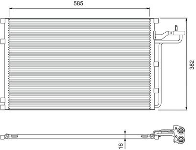KLİMA RADYATÖRÜ VOLVO C30, C70 – VL814416