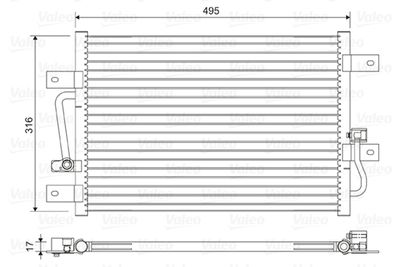 KLİMA RADYATÖRÜ FIAT PALIO, SIENA, STRADA – VL814426